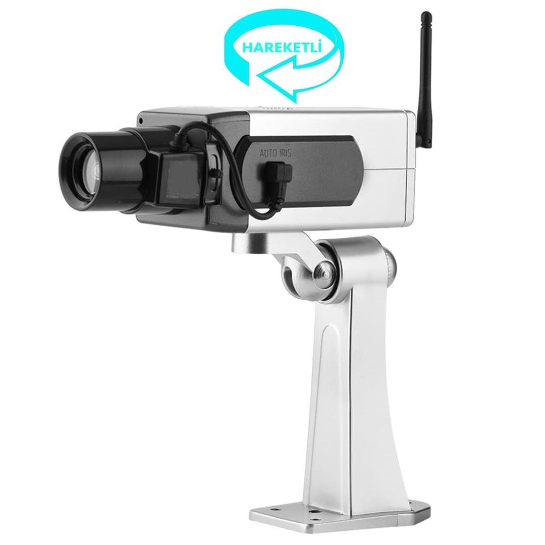 Ayt Powermaster PM-1400A Sensörlü Hareketli Maket Kamera Sah Te Caydırıcı Kamera Pilli Güvenlik Kamerası