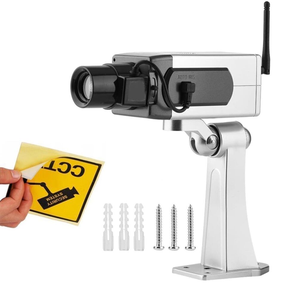 Ayt Powermaster PM-1400A Sensörlü Hareketli Maket Kamera Sah Te Caydırıcı Kamera Pilli Güvenlik Kamerası