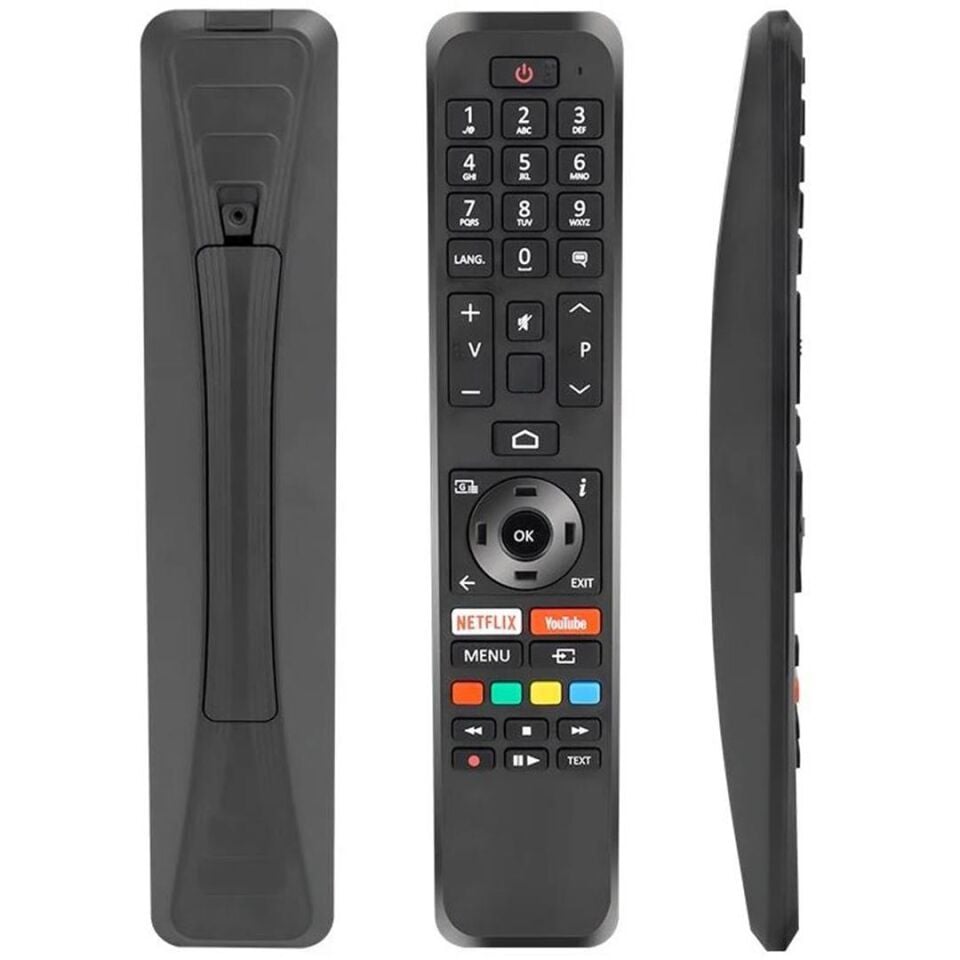 Ayt Vestel 30107407 RC43160N Netflix Youtube  Tuşlu Ses Komutsuz Lcd Led Tv Kumanda