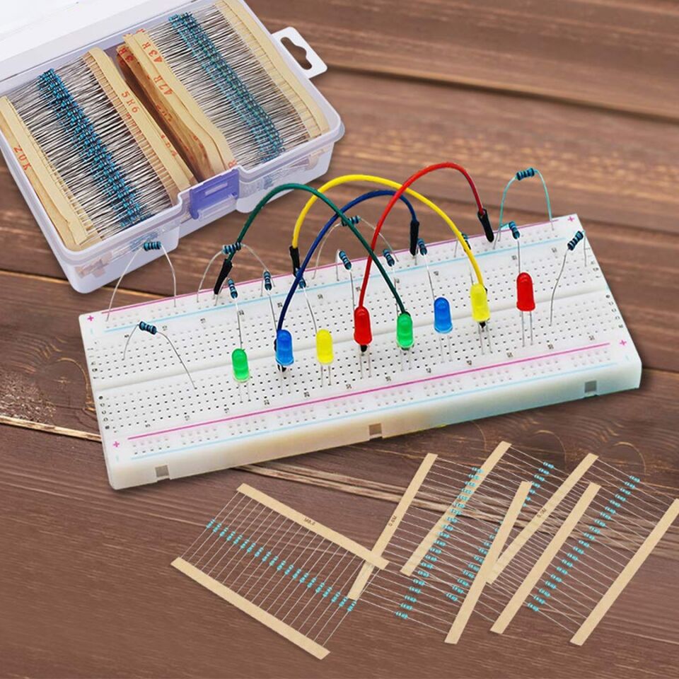 Powermaster PM-29724 1/4W 1 Ohm - 10 Mega Ohm Arası 130 Çeşit 2600 Parça Direnç Kiti