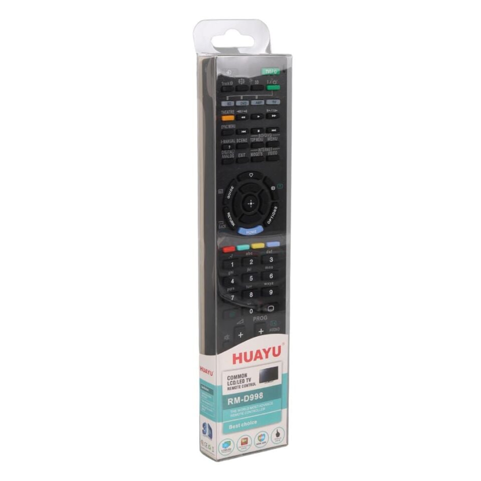 HUAYU KL RM-D998 3DLİ SONY LCD LED TV KUMANDASI