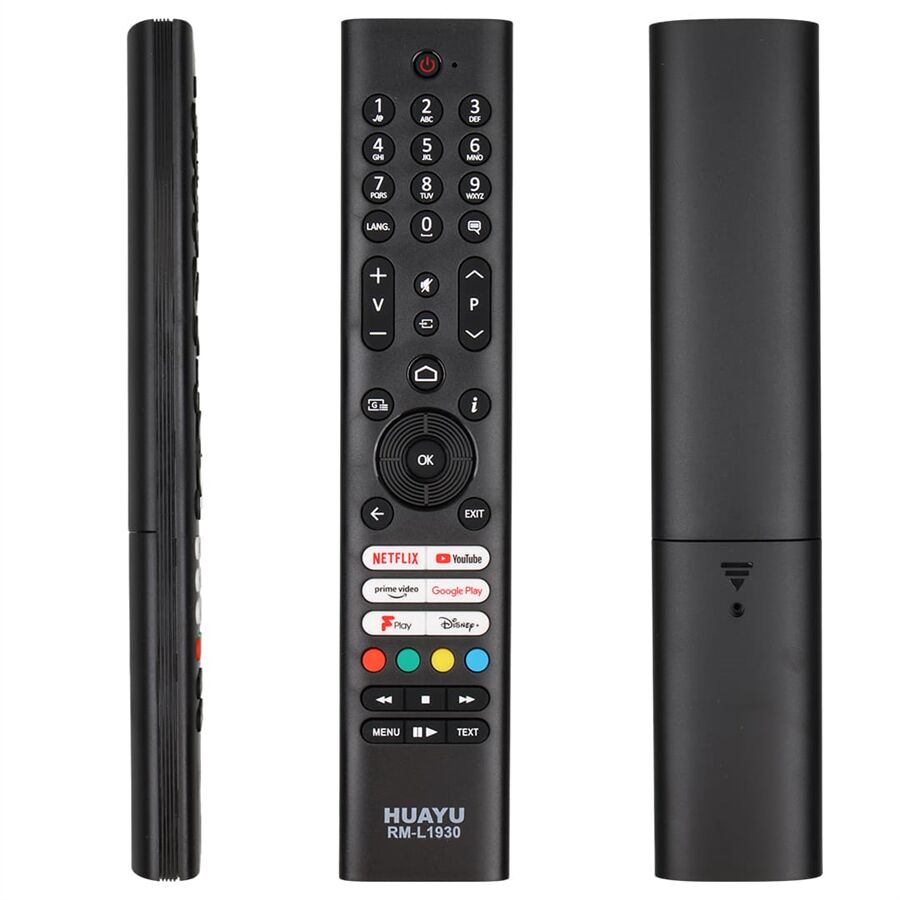 RM-L1930 Vestel Netflix Youtube Prime Video Google Play Disney+ Tuşlu LCD Led TV Kumanda