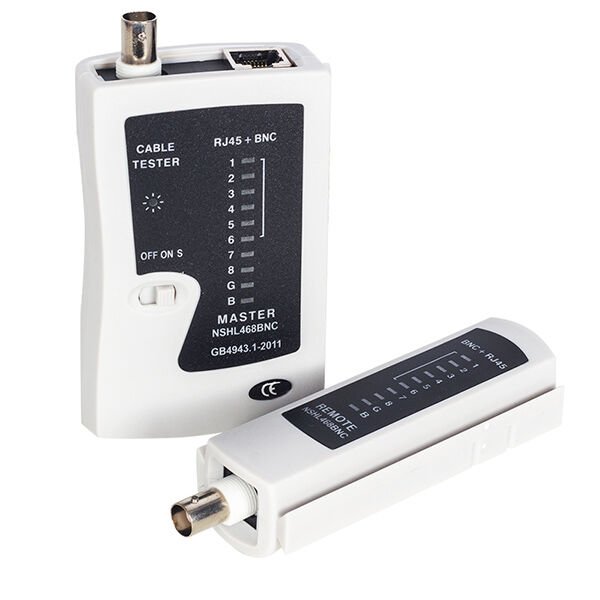 Powermaster Rj45 Rj11 BNC Kablo Ethernet Telefon İnternet Kablosu Test Cihazı Ölçüm Aleti