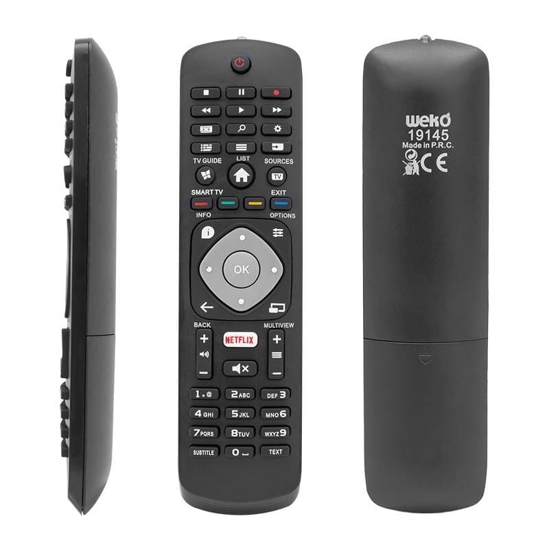 Weko Kl Philips Smart Tuşlu Netflix Lcd Led Tv Kumandası Uzaktan Kumanda