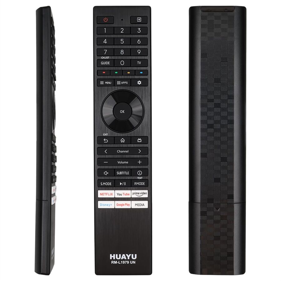 Ayt Rm-L1979 Toshıba Netflix Youtube Prime Video Google Play Dısney+ Tuş LCD Led TV Kumanda