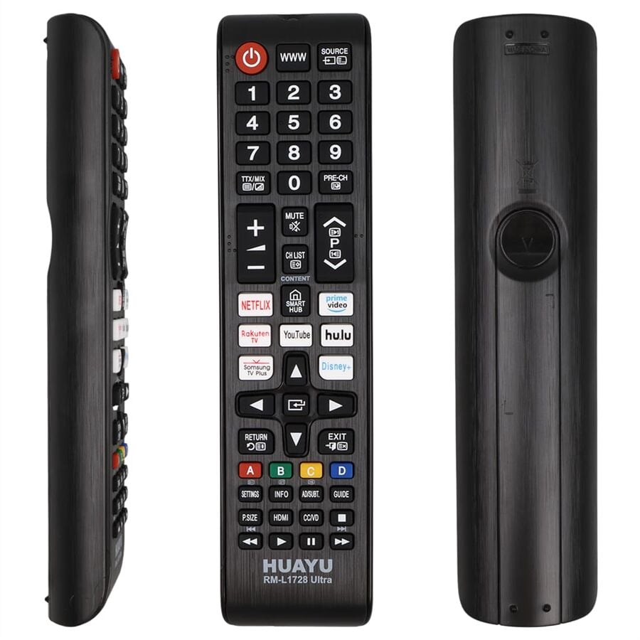 RM-L1728 Samsung Ultra Netflix Prime Rakuten Hulu Youtube Disney+ Tuşlu LCD Led TV Kumanda