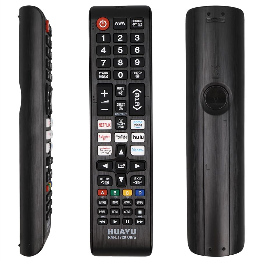 RM-L1728 Samsung Ultra Netflix Prime Rakuten Hulu Youtube Disney+ Tuşlu LCD Led TV Kumanda