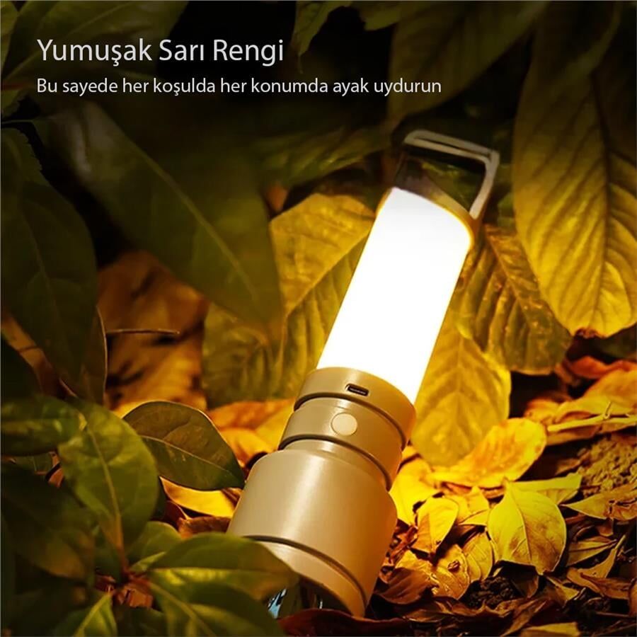 Ayt Powermaster Taşınabilir Şarjlı Kamp Feneri Led Aydınlatma Işıldak