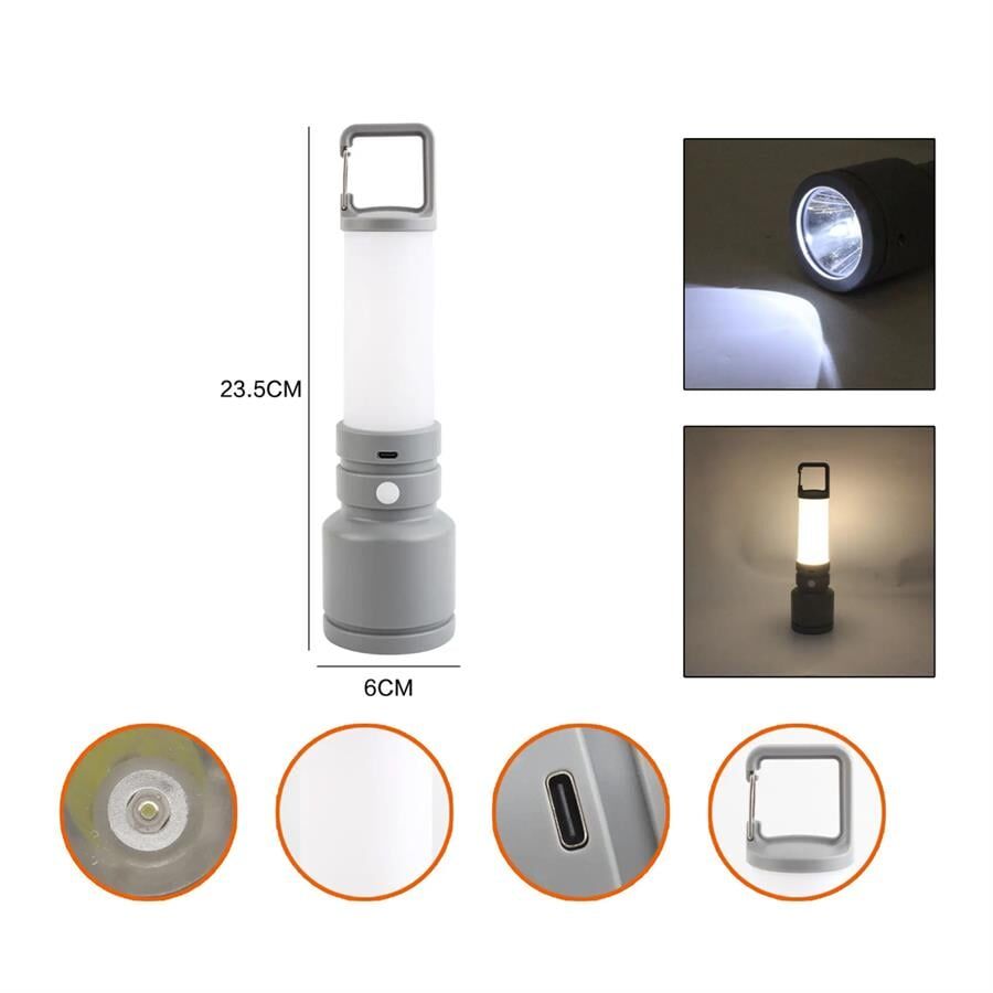 Ayt Powermaster Taşınabilir Şarjlı Kamp Feneri Led Aydınlatma Işıldak