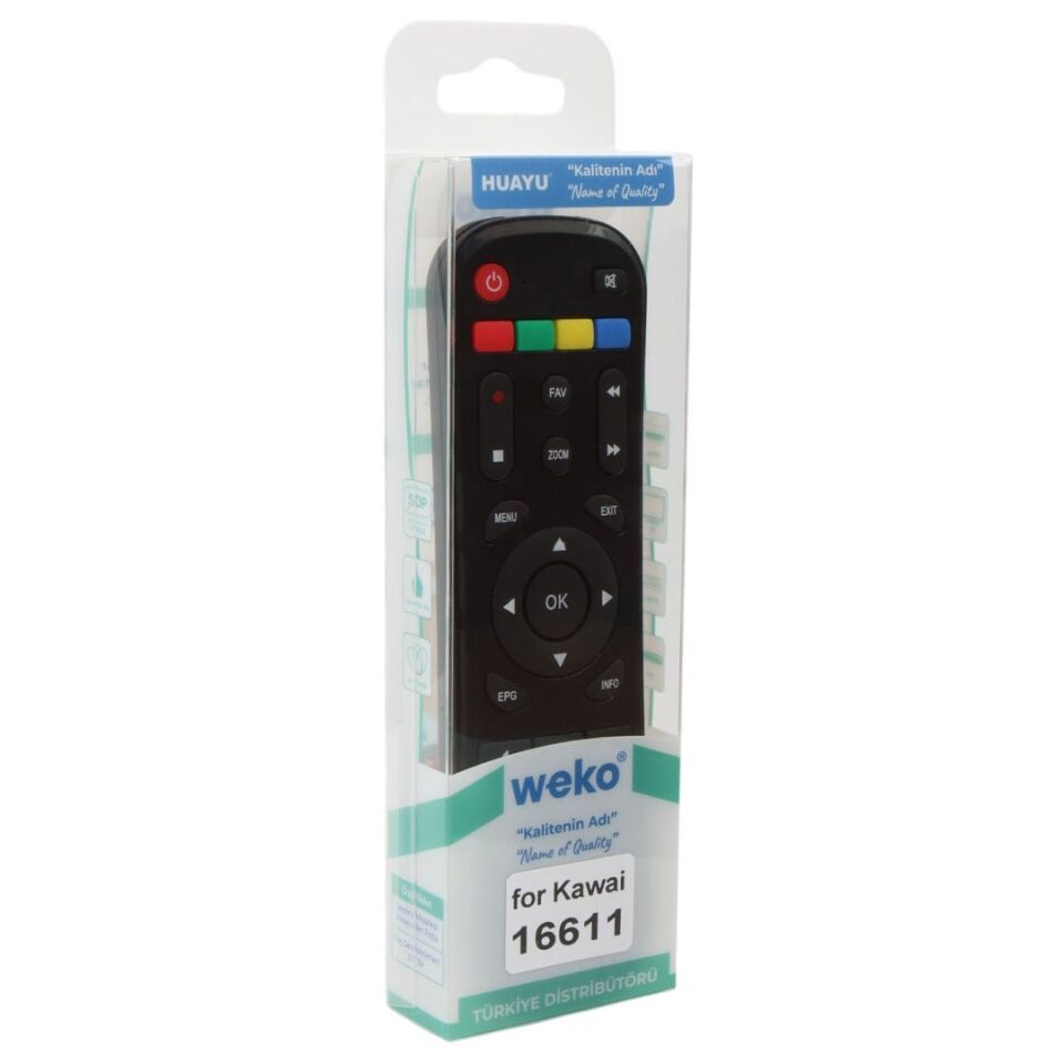 Weko Kawai KW-6850-6950-8400-POLSAT PLZ-14923-KENNON Mini HD Uydu Kumanda
