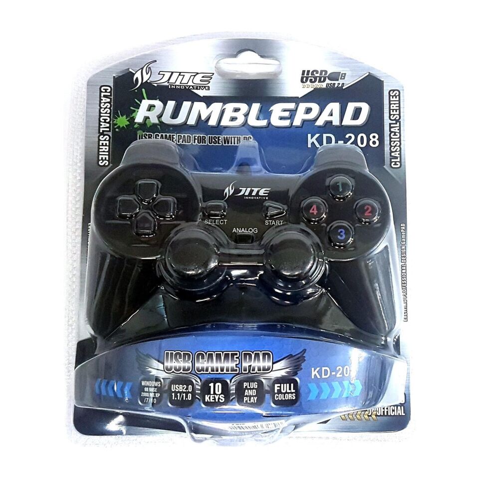 Powermaster USB Game Pad Joystick Oyun Kolu PM-17172 Bilgisayar Pc İçin Oyun Konsolu