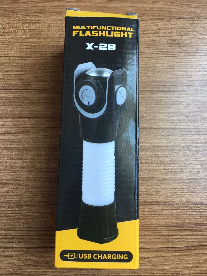 Ayt Powermaster X-28 Çok Fonksiyonlu El Feneri Işıldak Şarjlı