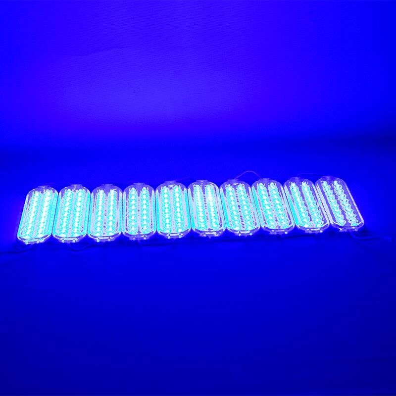 Powermaster 12 Volt 3.6 Watt Mavi Flaşlı Yanıp Sönen 2835 Modül Led 18 Ledli Mercekli