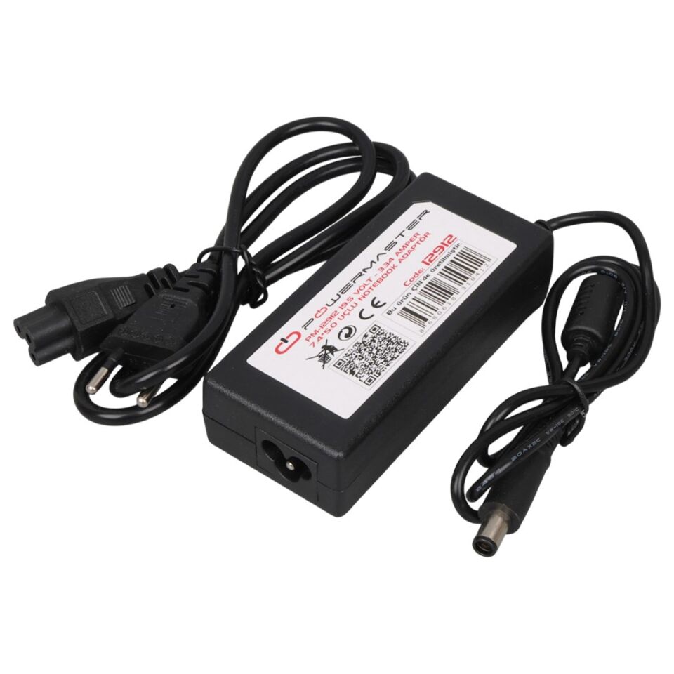 Powermaster PM-12912 19.5 Volt - 3.34 Amper 7.4*5.0 Mm Uçlu Adaptör
