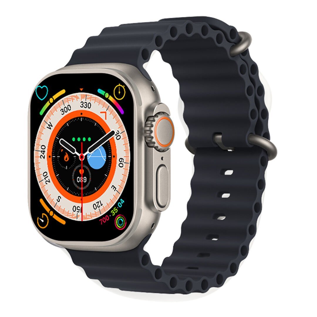 ASONIC W900 ULTRA IOS VE ANDROID UYUMLU 2.09 INCH GENİŞ EKRANLI GÜMÜŞ AKILLI SAAT OUTLET