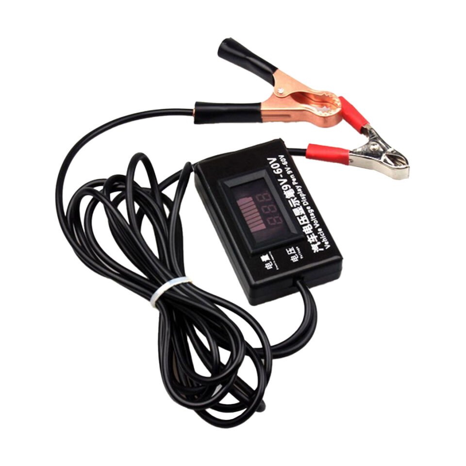 Powermaster 9-60V Otomotiv LCD Dijital Devre Test Cihazı Gerilim Ölçer Akü Test Cihazı