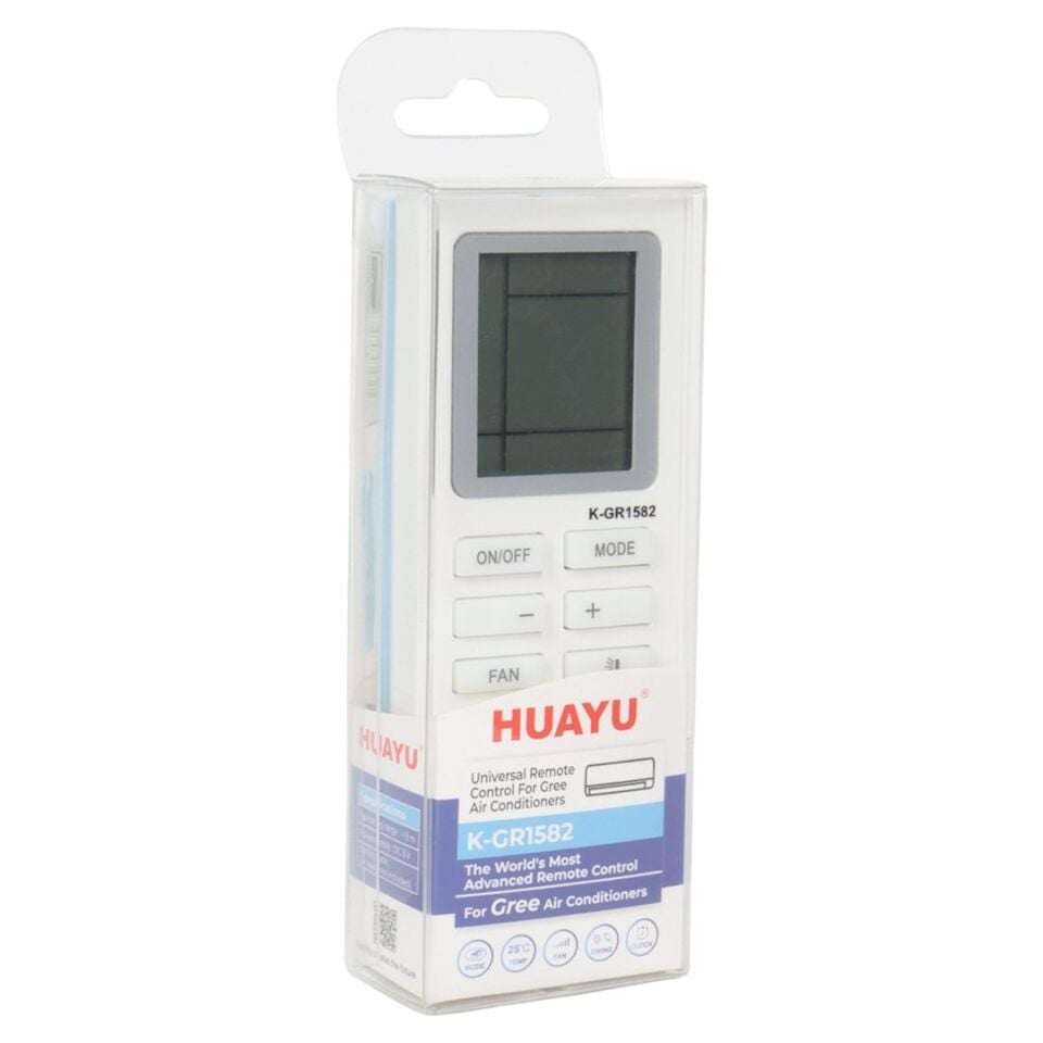 Huayu K-GR1582 Üniversal Gree Akıllı Klima Kumandası