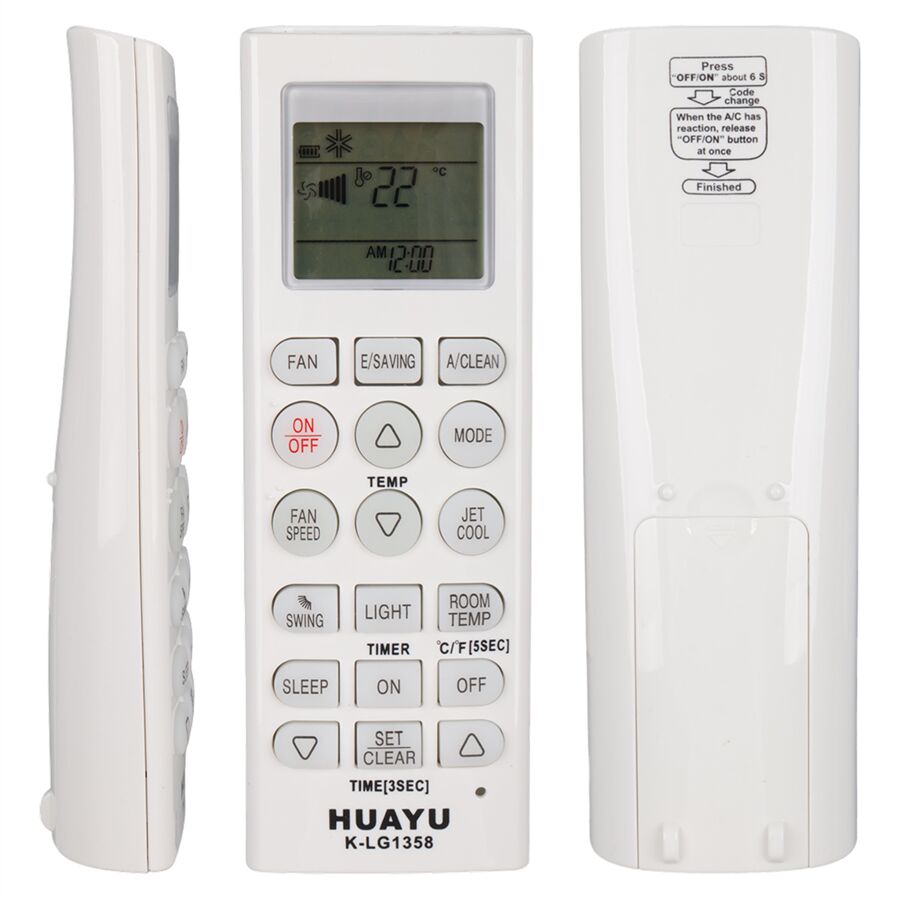 Huayu K-LG1358 LG - Beko - Arçelik A/C Akıllı Universal Klima Kumandası