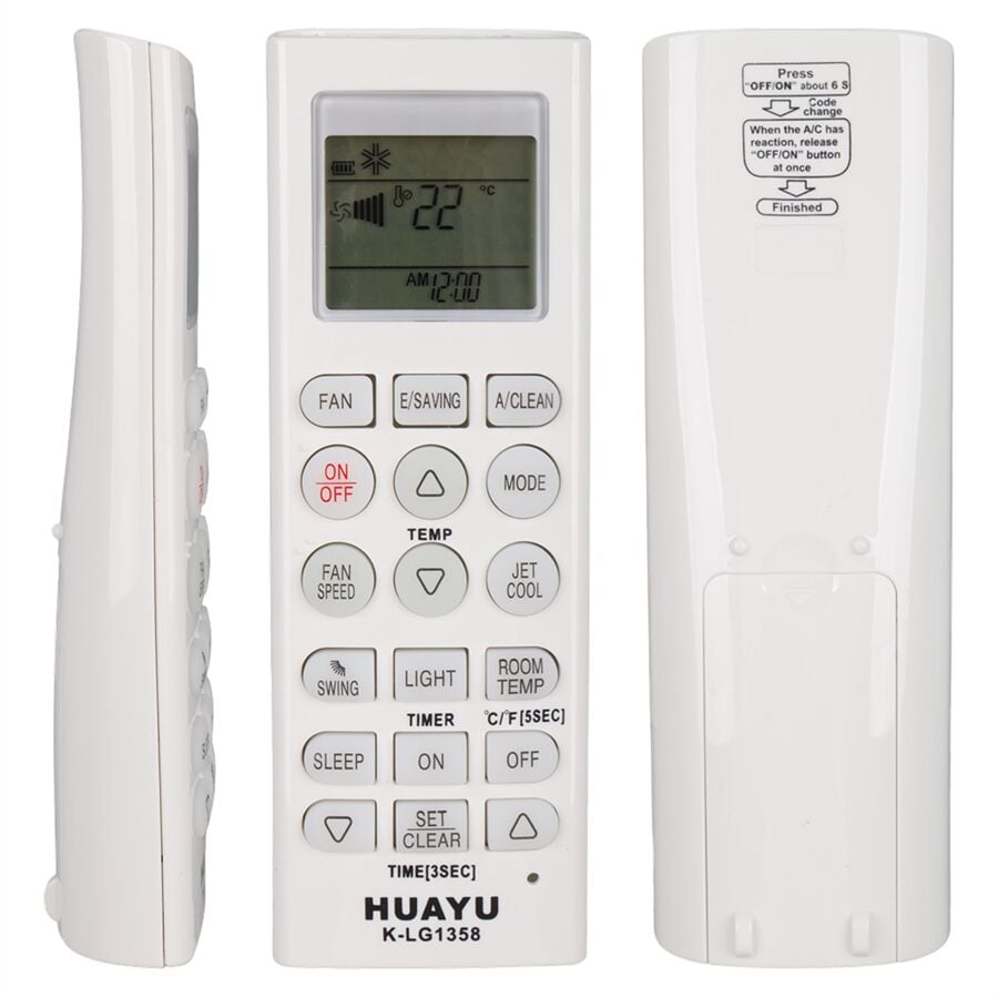 Huayu K-LG1358 LG - Beko - Arçelik A/C Akıllı Universal Klima Kumandası