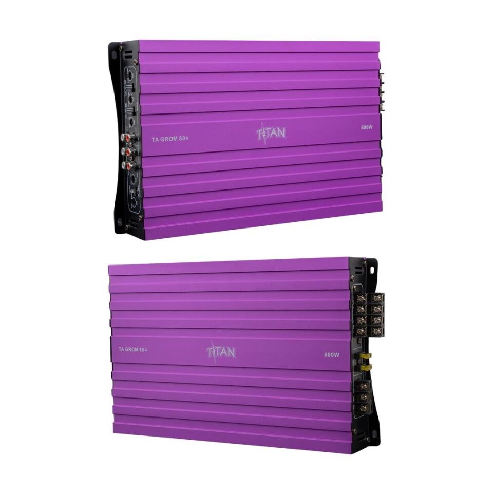Magicvoice Titan-804 4 Kanal Oto Amfi Araç 1600 Watt Ses Sistemi Anfi 298x195x49mm