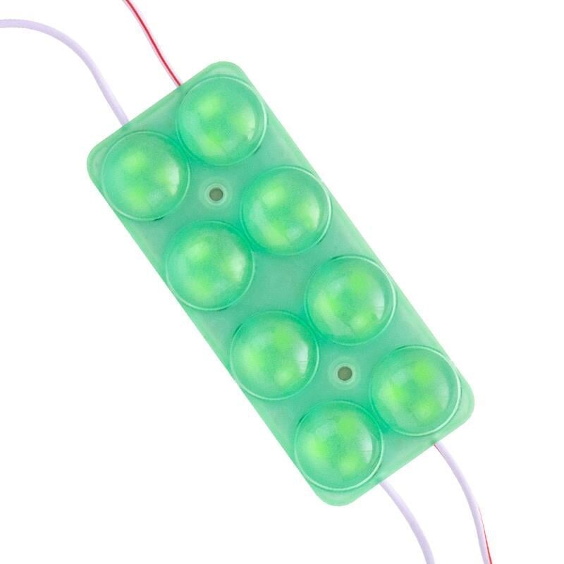 Powermaster 12 Volt 3.6 Watt Yeşil 2835 Mercekli Modül Led