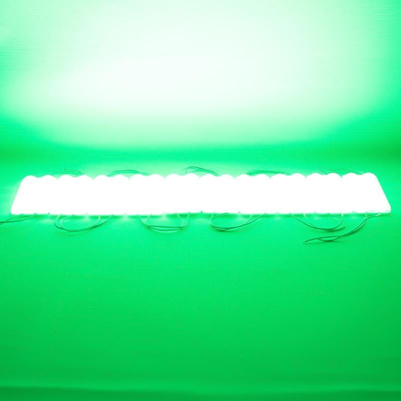 Powermaster 12 Volt 3.6 Watt Yeşil 2835 Mercekli Modül Led