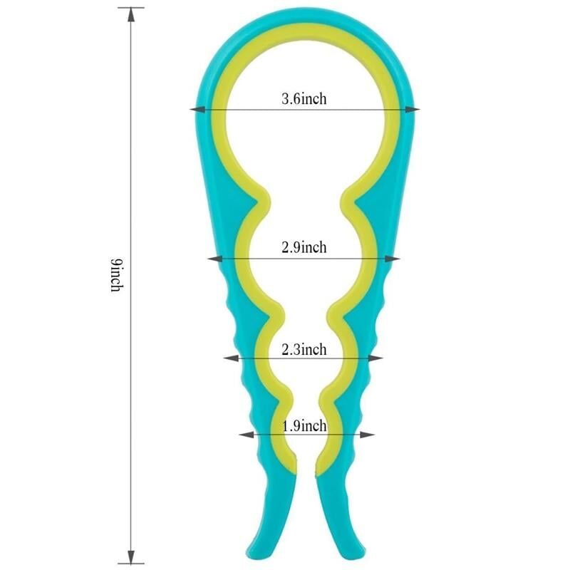 Ayt Sunup SN-14653 Silikon 4 Farklı Boy Kapak Kavanoz Açıcı Konserve Açacağı