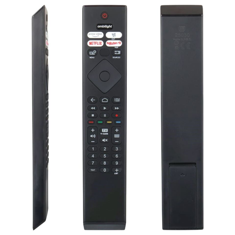 Ayt Weko Kl Ses Komutsuz Philips Ph-v4 Netflix Rakuten Tv Prime Video Tuşlu Lcd Led Tv Kumandası Uzaktan Kumanda