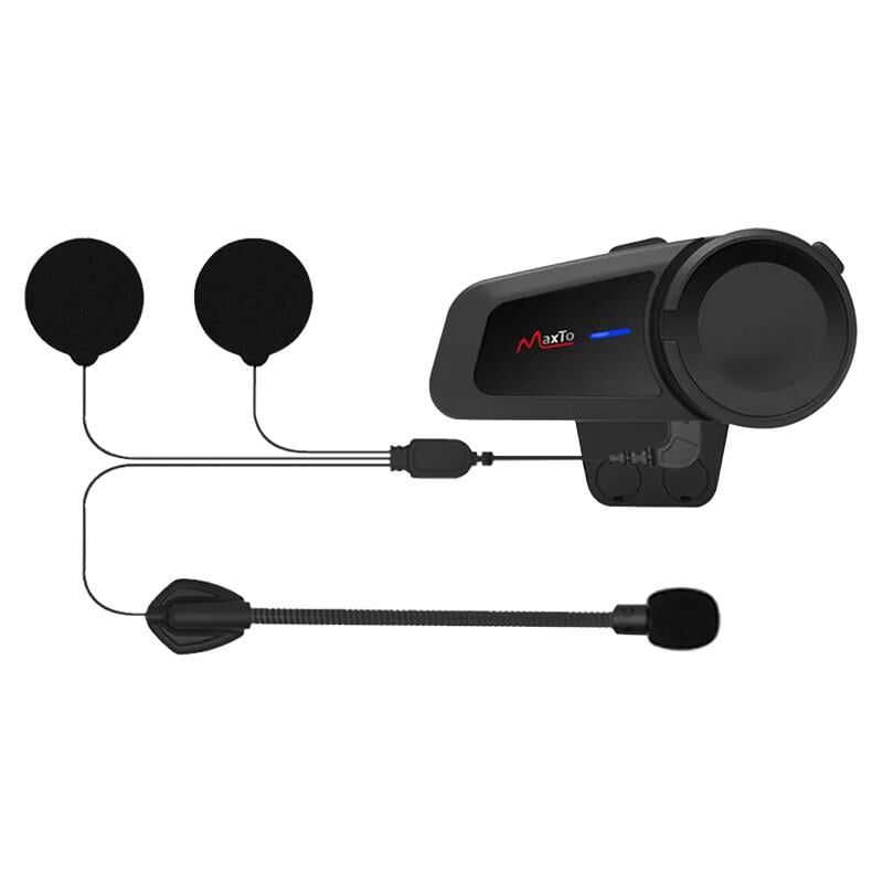 Powermaster M2 Motosiklet Kask Bluetooth Intercom Kulaklık 10 Saat Kullanım Bluetooth Kulaklık