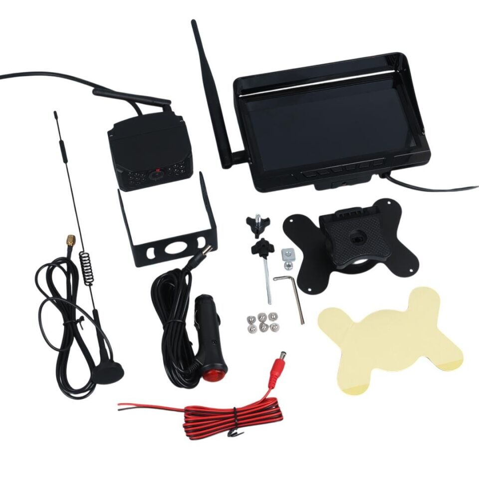 Ayt Powermaster DVR T70-F19 Kablosuz Araç Oto Kamera ve Monitör Seti Geri Arka Görüş Kamerası