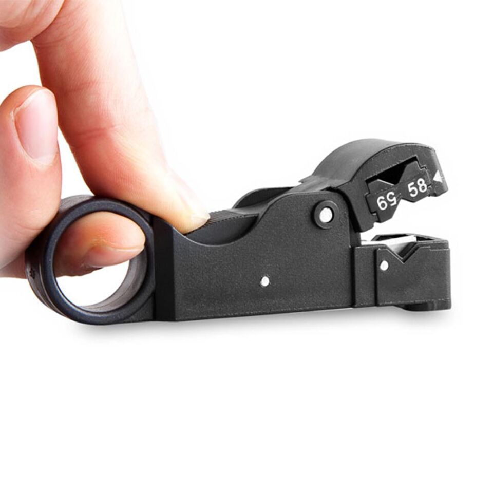 S-Link SL-314 3 Bıçaklı Koaksiyel Kablo Açıcısı Kablo Soyucu Kablo Soyacağı