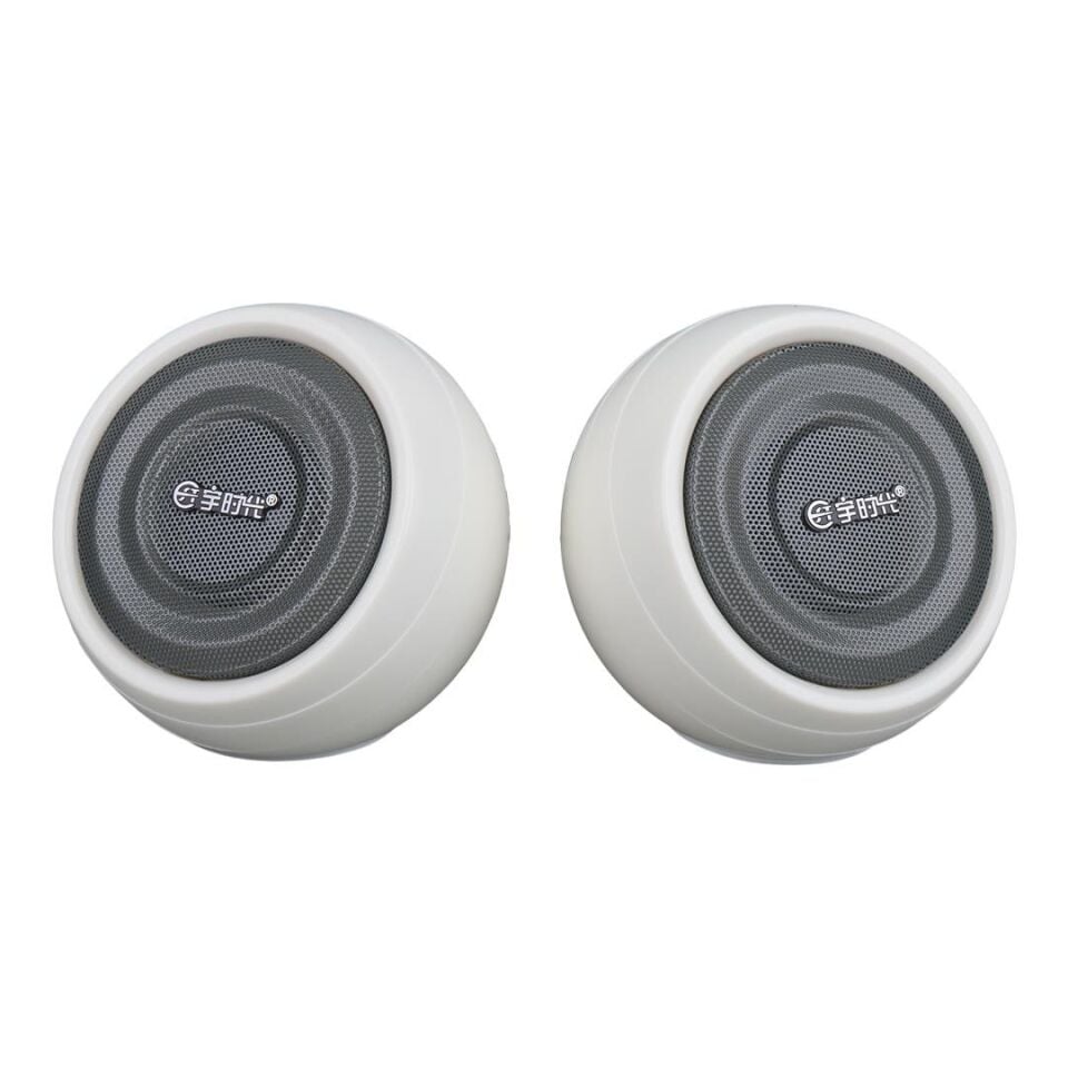Ayt Magicvoice MV-24845 1+1 Usb Aux Oval Multımedia Ses Sistemi Pc Bilgisayar Hoparlörü Speaker Hoparlör