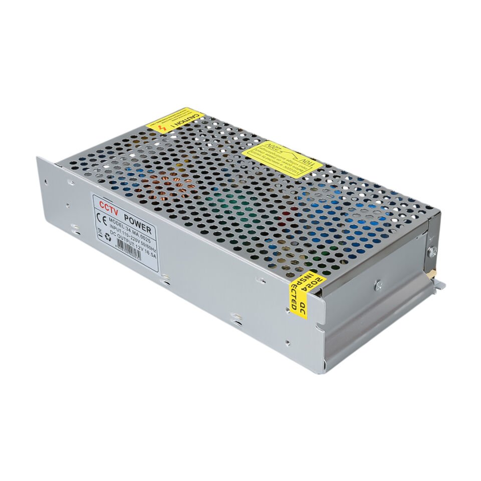 Ayt Powermaster 12 Volt 16.5 Amper Metal Kasa Adaptör 200 Watt Led Adaptörü
