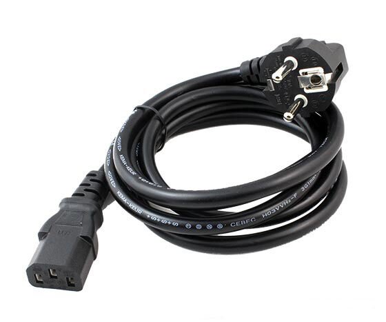 Ayt C7 Power Kablo 1.8 Metre 3X1 Mm Bilgisayar Pc Monitör Güç Elektirik Enerji Kablosu