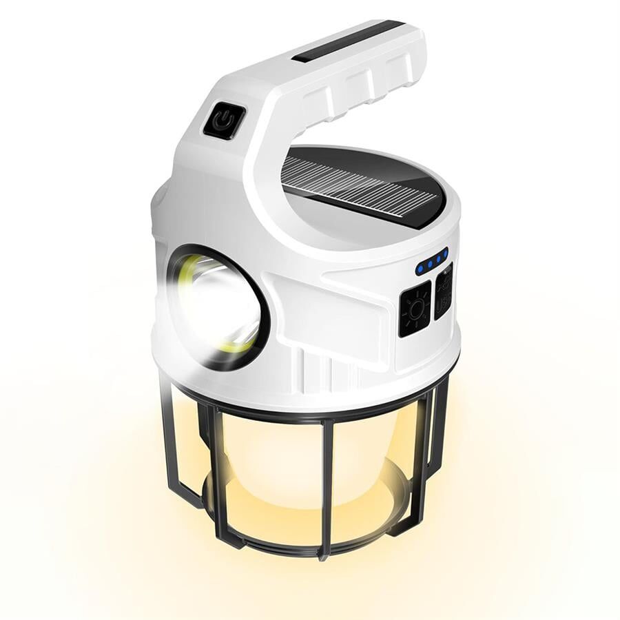 Ayt Powermaster Solar Güneş Enerjili Şarjlı Kamp Lambası Aydınlatma Fener Işıldak