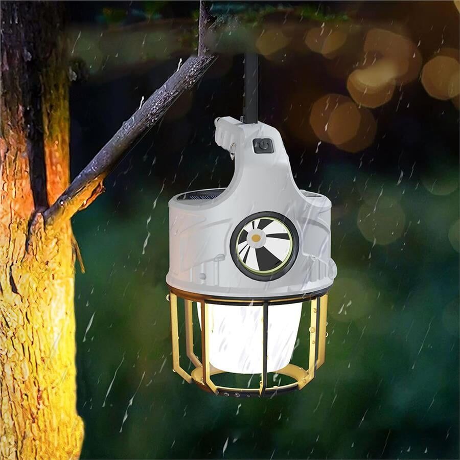 Ayt Powermaster Solar Güneş Enerjili Şarjlı Kamp Lambası Aydınlatma Fener Işıldak