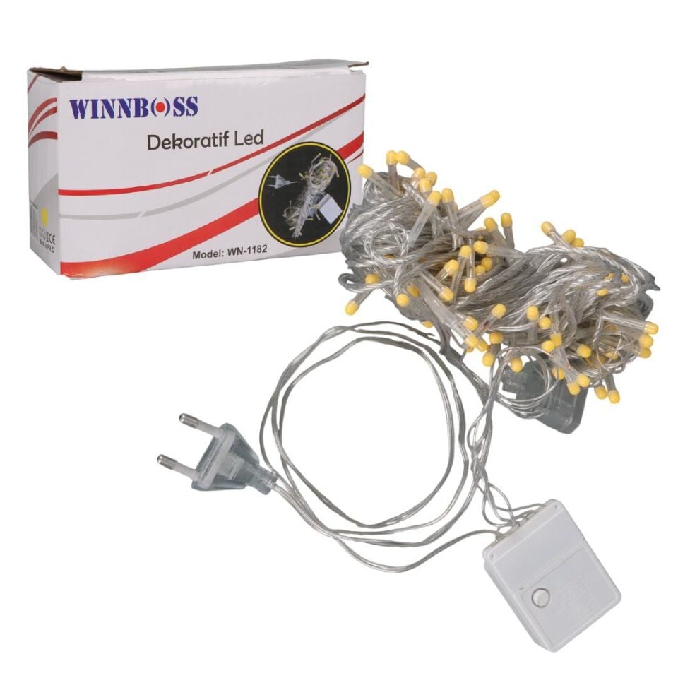 Winnboss WN-1182 Gün Işığı 10 Metre Dekoratif Led Yılbaşı Işığı 5 Watt Aydınlatma AC220V