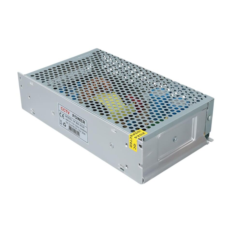 Ayt Powermaster 12 Volt 20 Amper 240 Watt Metal Kasa Adaptör Şerit Led Adaptörü