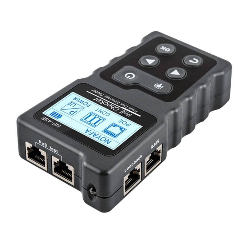 Ayt Noyafa NF-488 Digital Ağ Kablosu Ethernet Süreklilik Poe Test Cihazı İnternet Kablosu Ölçüm Aleti