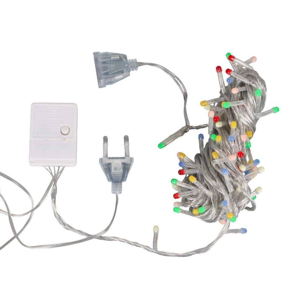 Winnboss WN-1182 RGB Renkli 10 Metre Dekoratif Led Yılbaşı Işığı 5 Watt Aydınlatma AC220V