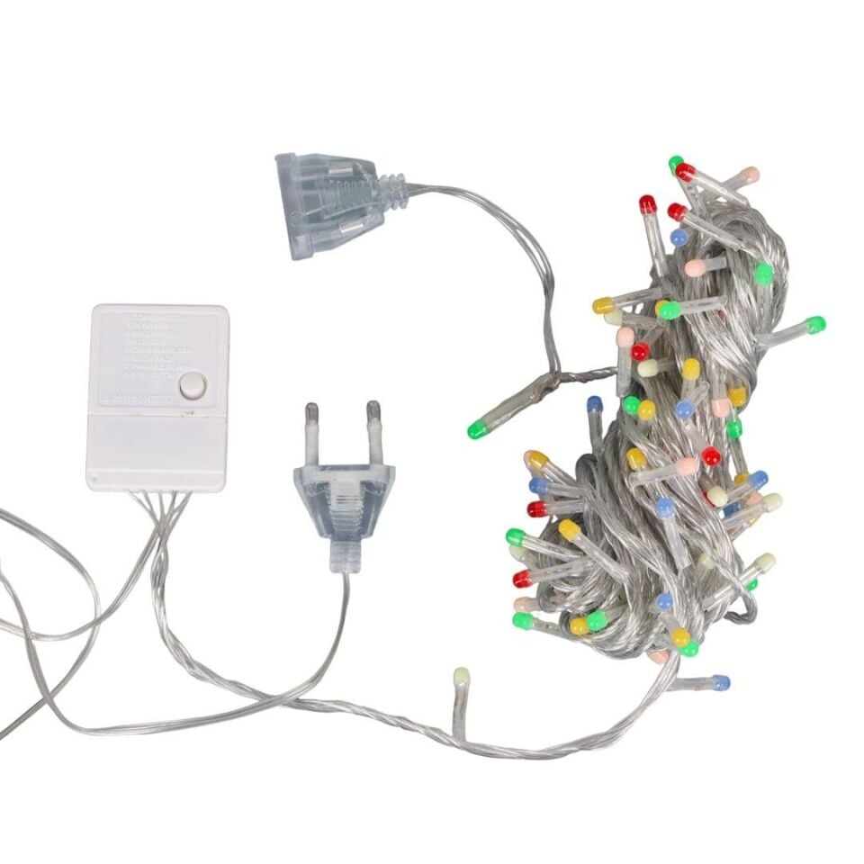 Winnboss WN-1182 RGB Renkli 10 Metre Dekoratif Led Yılbaşı Işığı 5 Watt Aydınlatma AC220V