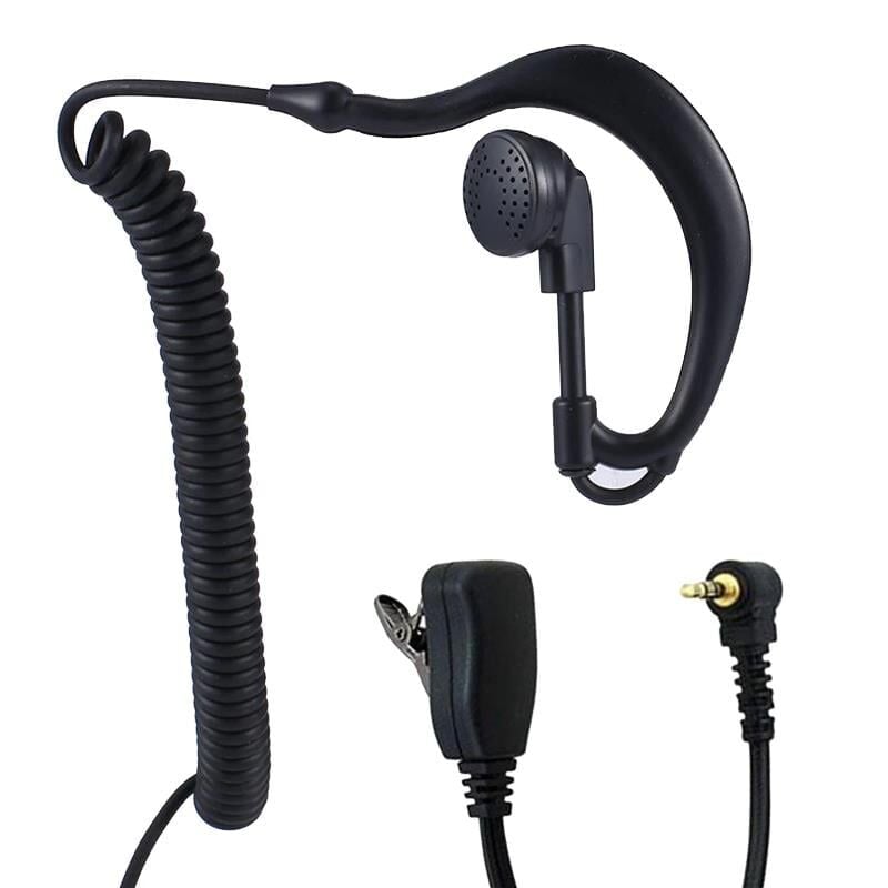 Ayt Aselsan JD-EHM50 Uyumlu Arkalıklı Ear Hook Kulaklık Mikrofonlu Telsiz Kulaklığı