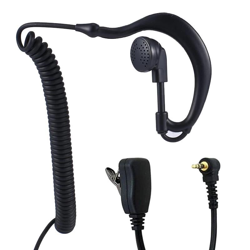 Ayt Aselsan JD-EHM50 Uyumlu Arkalıklı Ear Hook Kulaklık Mikrofonlu Telsiz Kulaklığı