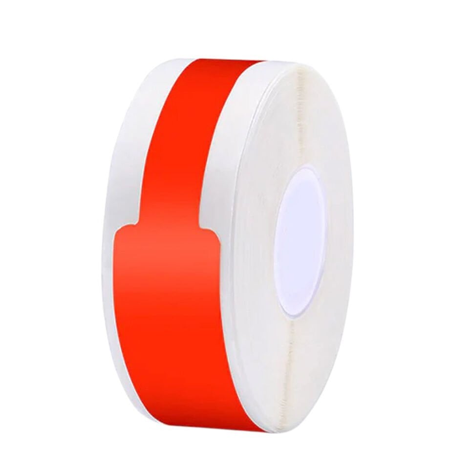 Ayt Powermaster PM-25302 Taşınabilir Bluetooth Termal Yazıcı Etiketi Kırmızı Yapışkanlı 4 Cm Etiket Rulo