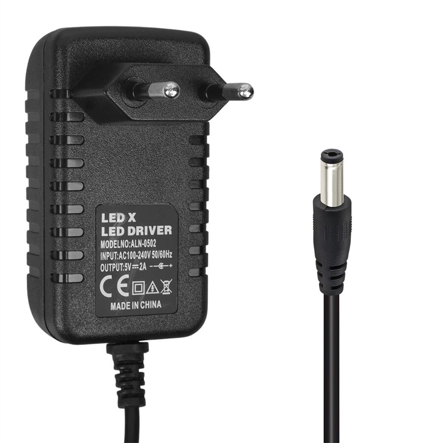 Ayt Powermaster 5 Volt 2 Amper 10 Watt Adaptör 5.5x2.5 Uçlu Priz Tipi Şarj Aleti Cihazı Adaptörü