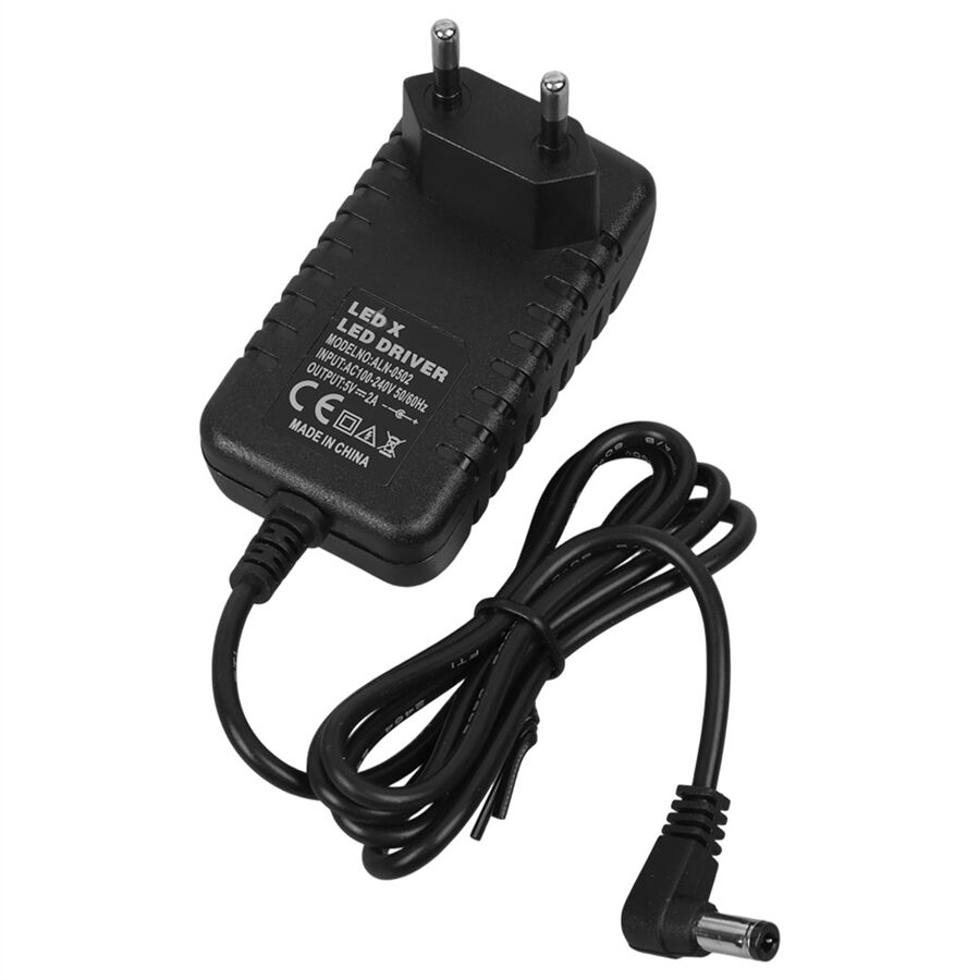 Ayt Powermaster 5 Volt 2 Amper 10 Watt Adaptör 5.5x2.5 Uçlu Priz Tipi Şarj Aleti Cihazı Adaptörü