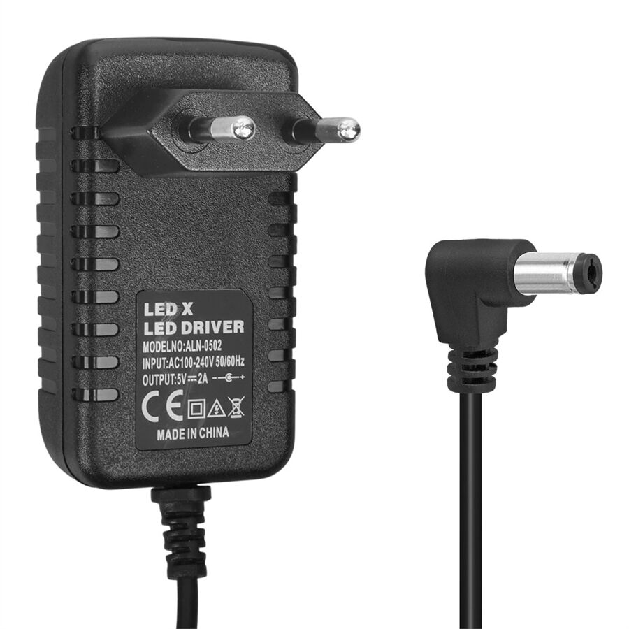 Ayt Powermaster 5 Volt 2 Amper 10 Watt Adaptör 5.5x2.5 Uçlu Priz Tipi Şarj Aleti Cihazı Adaptörü