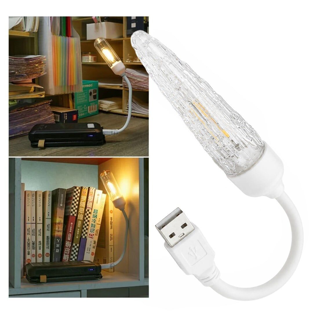 Powermaster PM-25793 Esnek Gövdeli USB Günışığı COB Led Edison Masa Ve Kitap Okuma Lambası