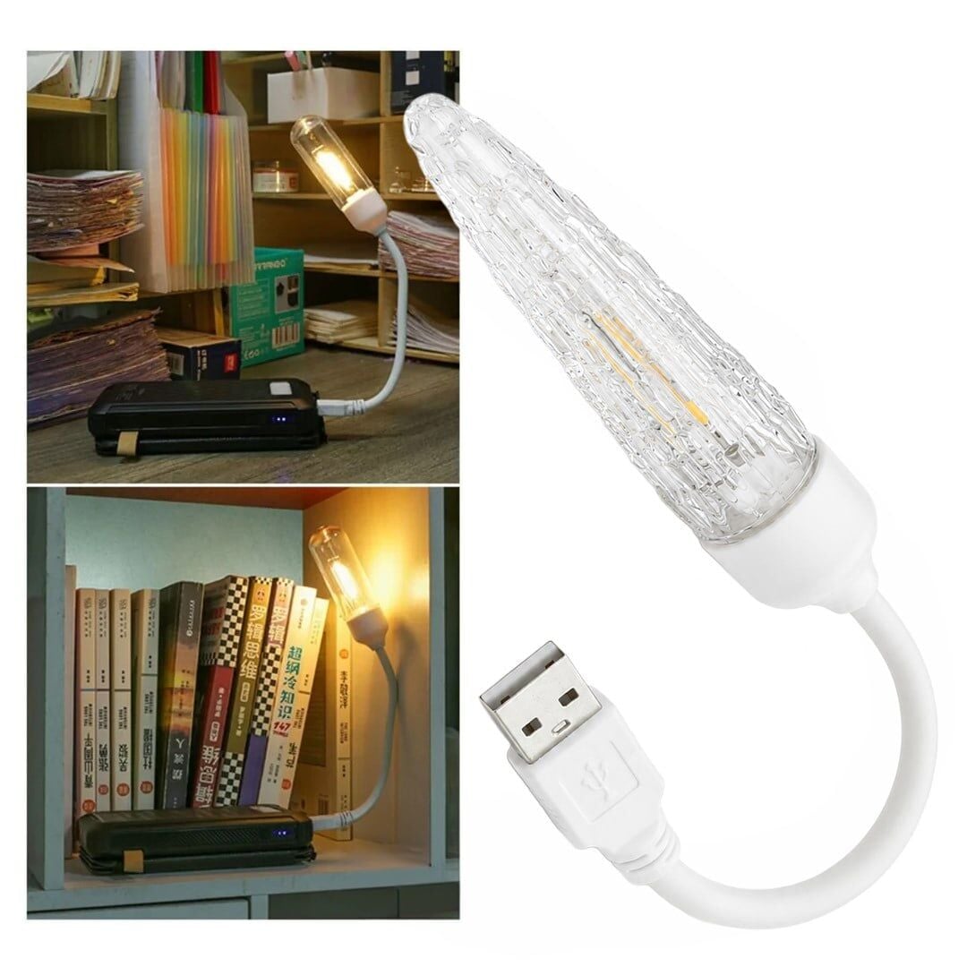 Powermaster PM-25793 Esnek Gövdeli USB Günışığı COB Led Edison Masa Ve Kitap Okuma Lambası