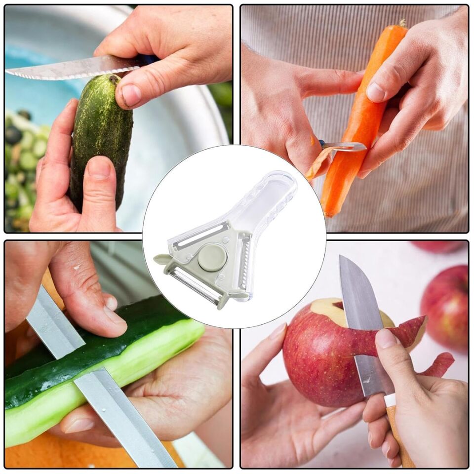 Sunup SN-29256 Çok Amaçlı 3İn1 Pratik Sebze-Meyve Soyucu